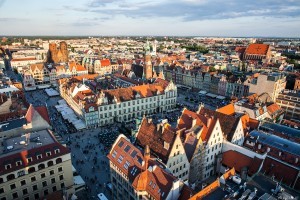 Wrocław widok na Stare Miasto